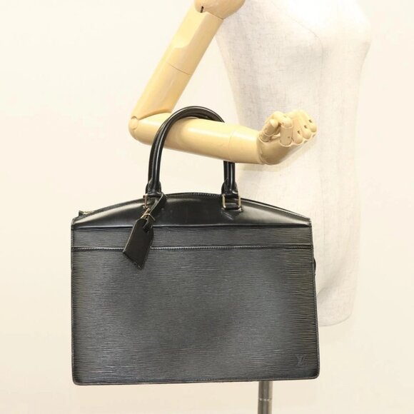 LOUIS VUITTON Epi Riviera Hand Bag Noir Black - Picture 1 of 16